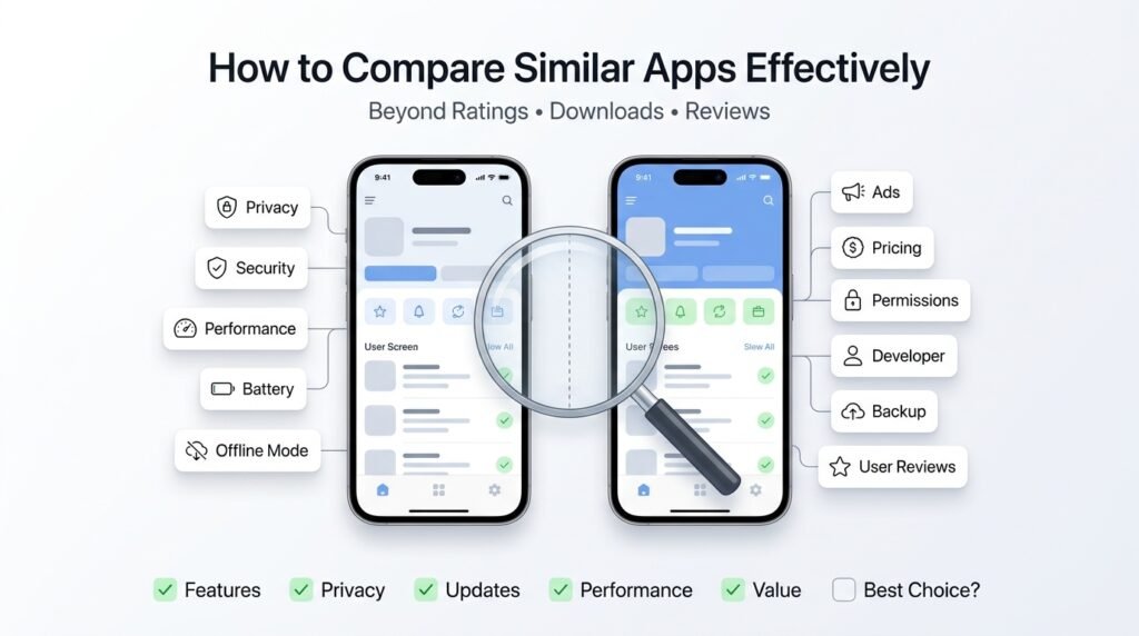 How to Compare Similar Apps Like an Expert (27 Checks)