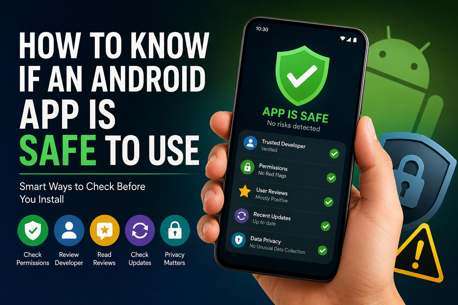 How to check Android app safety