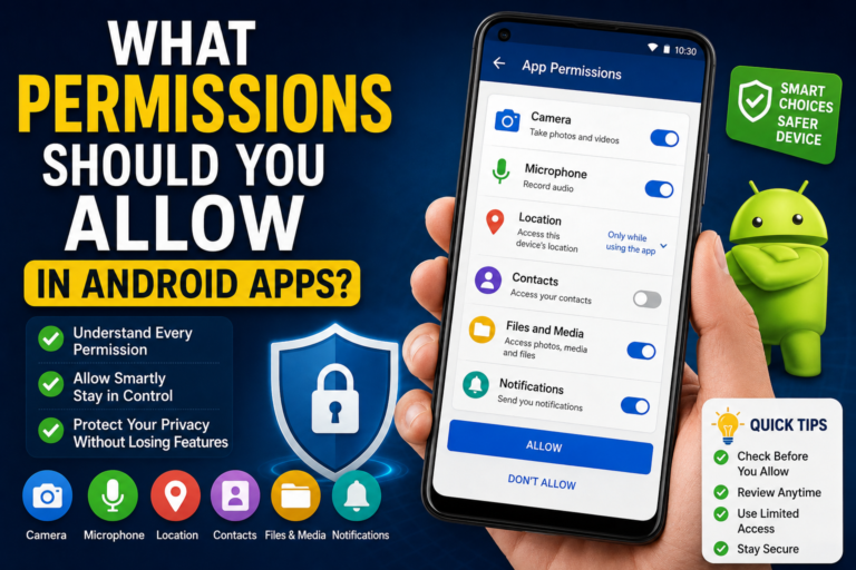 What Permissions Should You Allow in Android Apps? A Practical Decision Guide