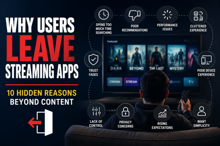 Why Users Leave Streaming Apps: 10 Overlooked Reasons Beyond Content